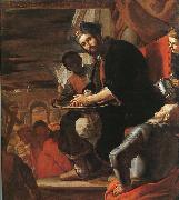 Mattia Preti Pilate Washing his Hands oil on canvas